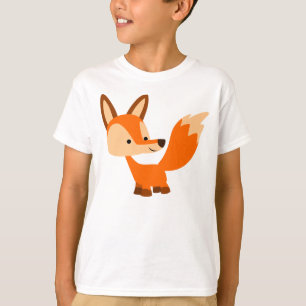 T-shirt amical mignon d'enfants de Fox de bande
