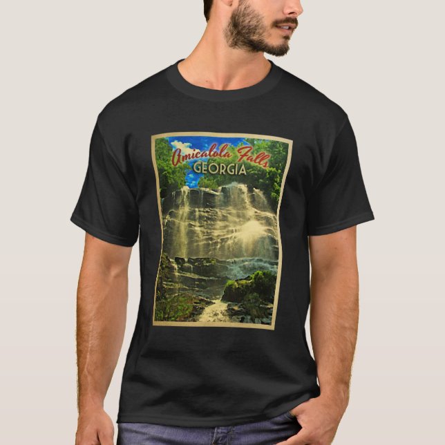 T-shirt Amicalola Falls Georgia (Devant)