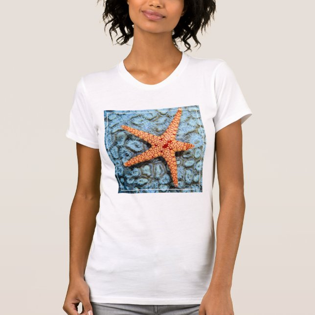 T-shirt Amidon Sur Un Corail Avec Des Politiciens (Devant)