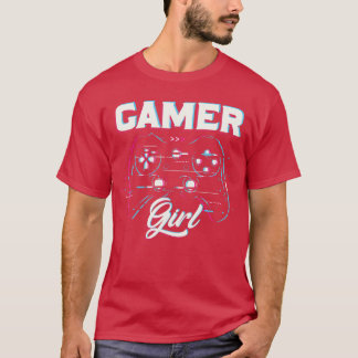 T-shirt Amie de jeu de Gamer Girl