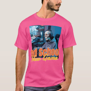 T-shirt Amie de Old School New Game