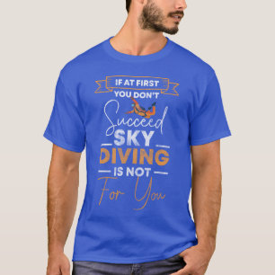 T-shirt Amie fille de sport extrême de saut de parachutist