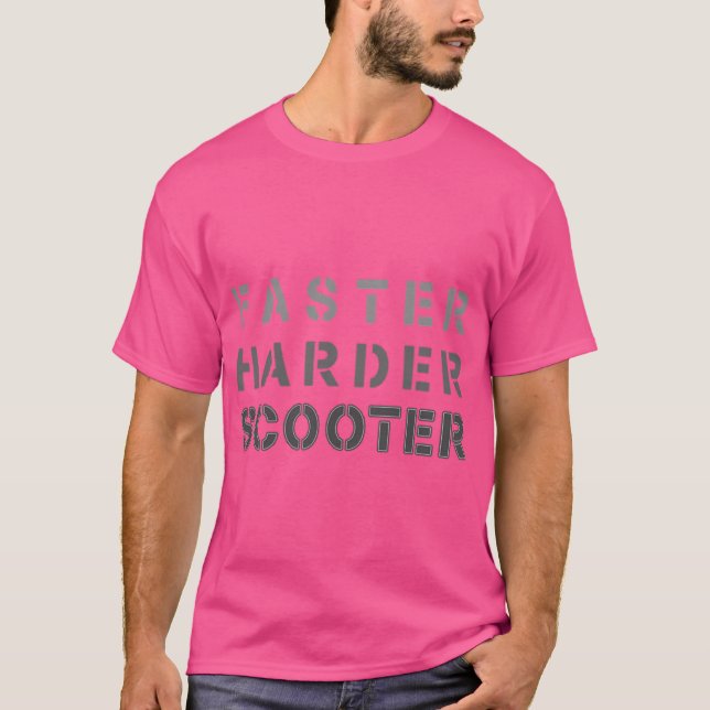 T-shirt Amies de la fille de scooter techno plus rapide pl (Devant)