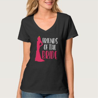 T-shirt Amies de la mariée enterrement de vie de jeune fil