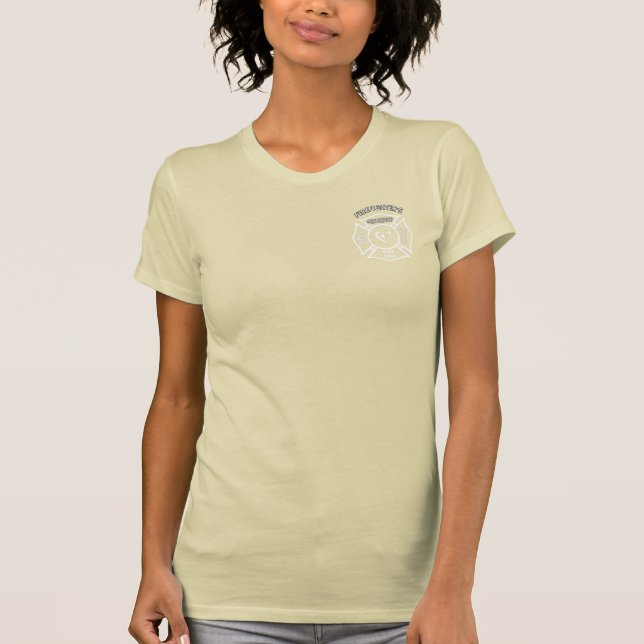 T-shirt Amies de sapeur-pompier (Devant)