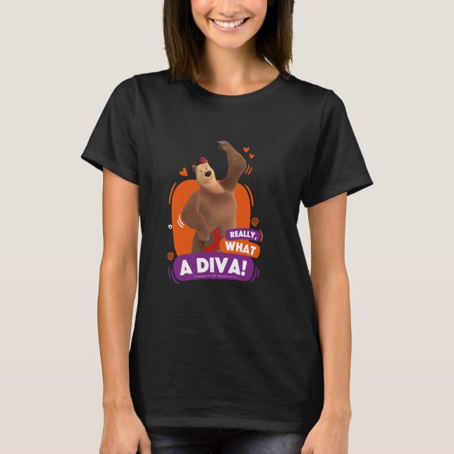 T-shirt Amies. Vraiment, Quelle diva #3 (Devant)