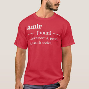 T-shirt Amir sarcastique drôle
