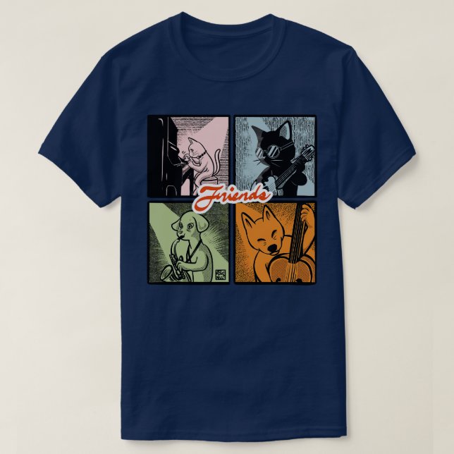 T-shirt Amis (Design devant)