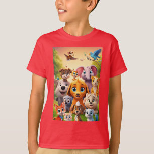 T-shirt Amis adorables animaux