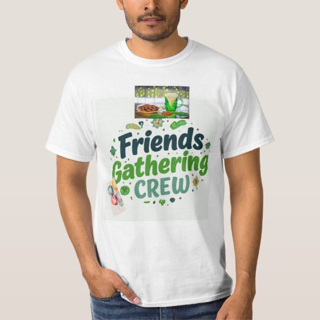 T-shirt Amis, Amusement et Souvenirs Éternels (Devant)