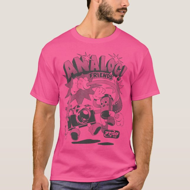 T-shirt Amis analogiques (Devant)