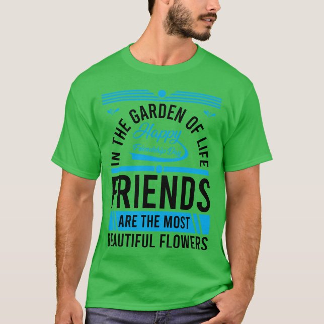 T-shirt Amis Arehe Plus Belle Fleurs garçon (Devant)