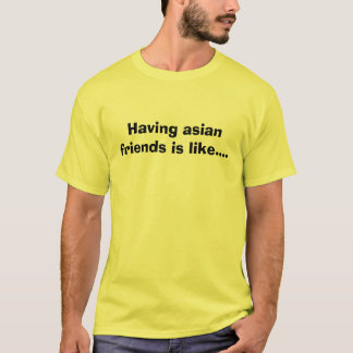 T-shirt Amis asiatiques