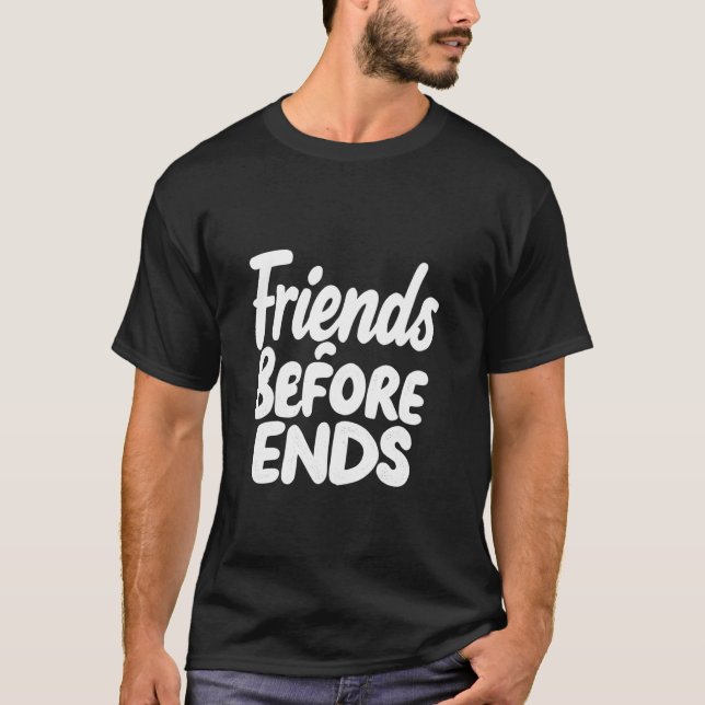 T-shirt Amis avant fins Typographie gras (Devant)