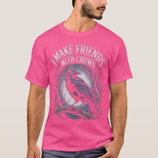 T-shirt Amis avec corbeaux Animaux gothiques Oiseaux Anima