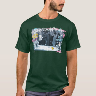 T-shirt Amis Chandler Amitié bain buts fille