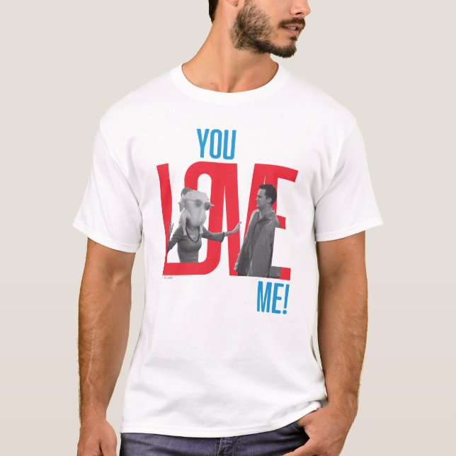 T-shirt AMIS™ | Citation You Love Me (Devant)