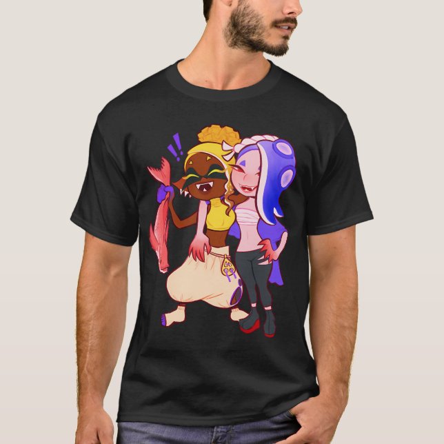 T-shirt Amis de calmar et de pieuvre (Devant)