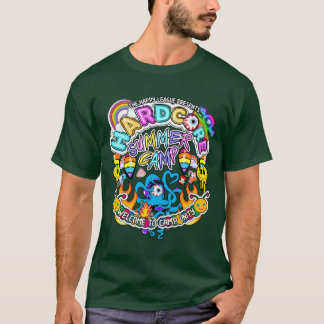 T-shirt amis de camp d'été hardcore