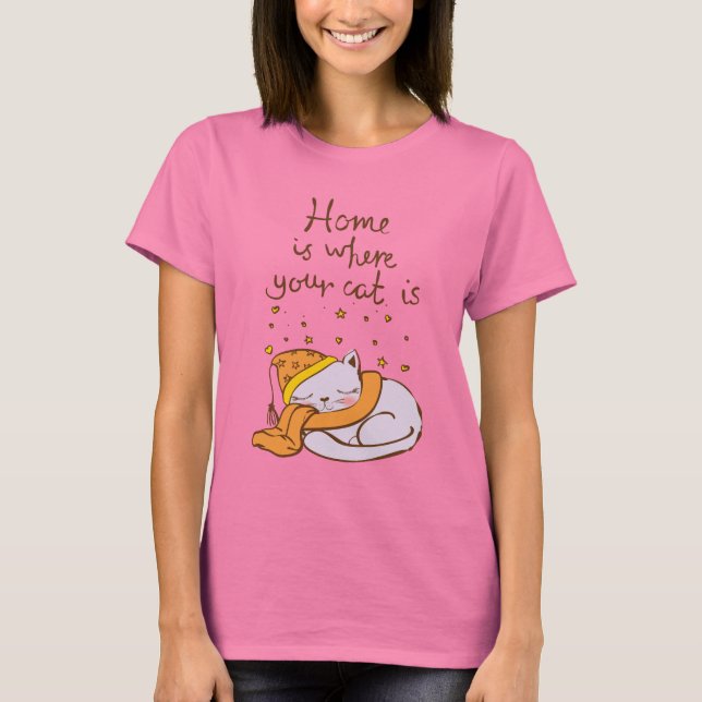 T-shirt Amis de chat (Devant)