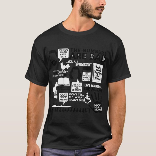 T-shirt Amis de citations perdues (Devant)