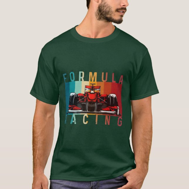 T-shirt Amis de la course automobile de Formule de course  (Devant)