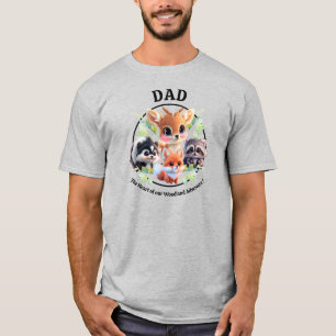 T-shirt Amis de la forêt renard skunk raccos cerf Papa
