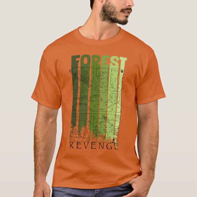 T-shirt Amis de la revanche de la forêt (Devant)