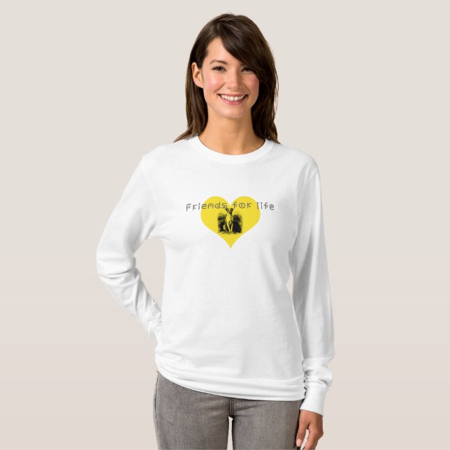T-shirt Amis de la vie (Devant entier)