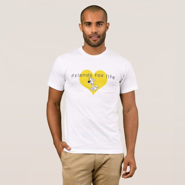 T-shirt Amis de la vie (Devant entier)