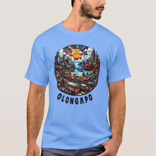T-shirt Amis de la ville d'Olongapo Philippines Skyline