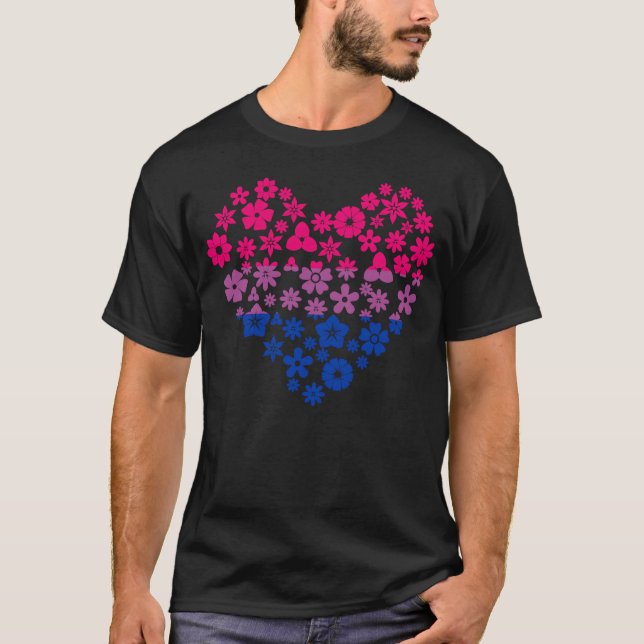 T-shirt Amis de l'amour bisexuel (Devant)