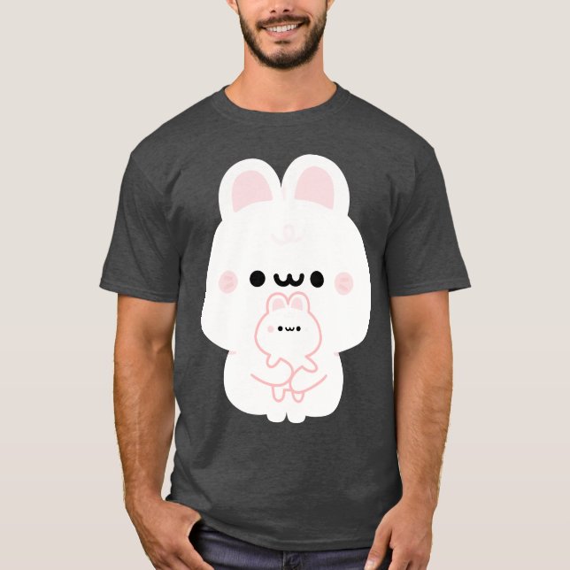 T-shirt Amis de l'amour de lapin (Devant)