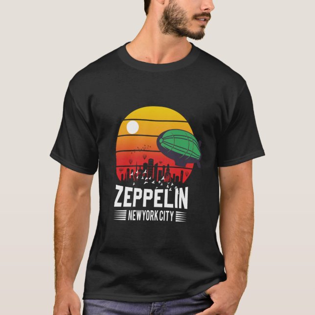T-shirt Amis de Led Zeppelin Newyork City (Devant)