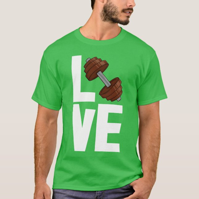 T-shirt Amis de l'haltère d'amour (Devant)