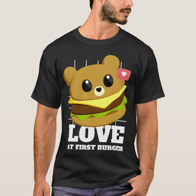 T-shirt Amis de Love At First Burger (Devant)