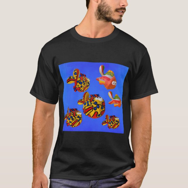 T-shirt Amis de poissons (Devant)