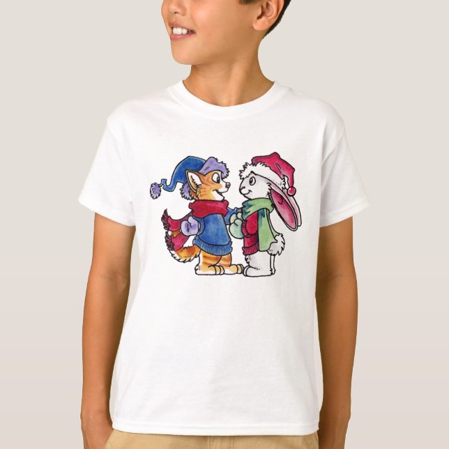 T-shirt Amis de vacances (Devant)