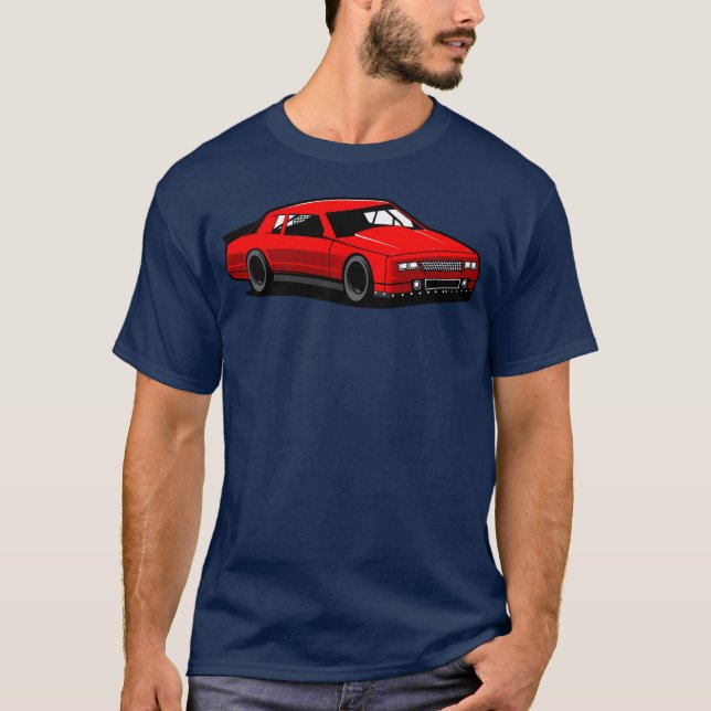 T-shirt Amis de voiture de course Chevy Monte Carlo (Devant)