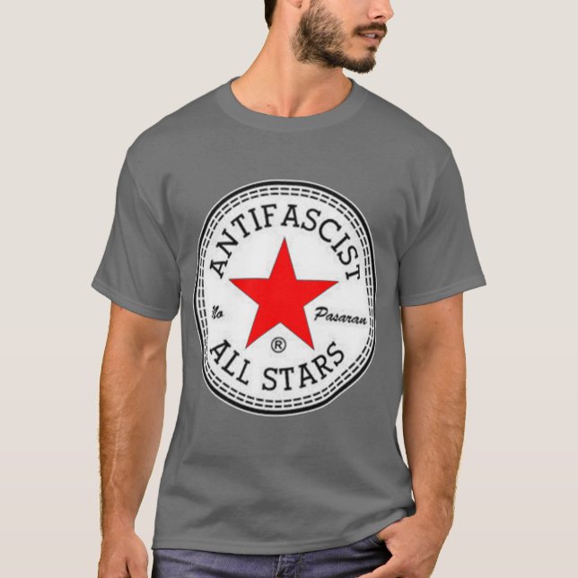 T-shirt amis des fascistes allstars (Devant)