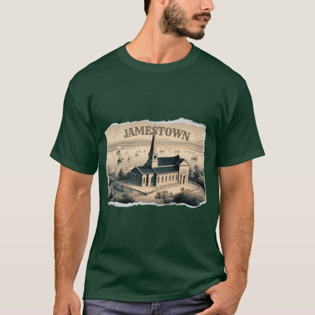 T-shirt Amis des villes les plus anciennes (Devant)