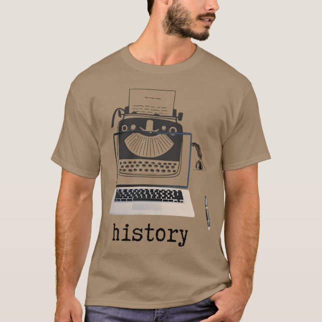 T-shirt amis d'histoire vintage (Devant)