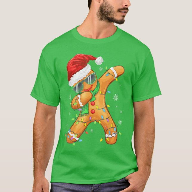 T-shirt Amis drôles de Noël Dab (Devant)
