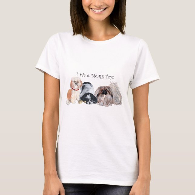 T-shirt Amis du chien Pékinois (Devant)