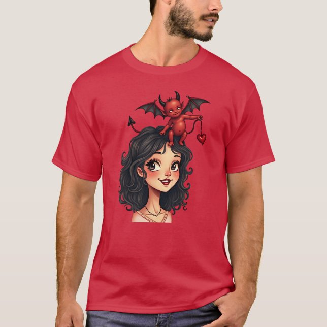 T-shirt Amis du diable d'amour (Devant)