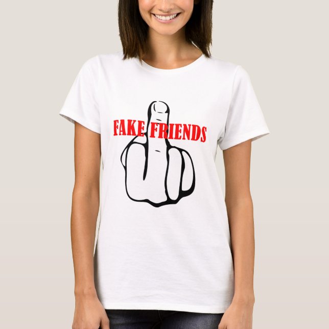 T-shirt Amis du doigt moyen (Devant)