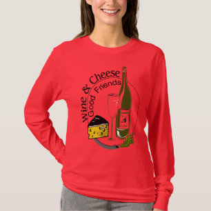 T-shirt Amis du fromage à vin