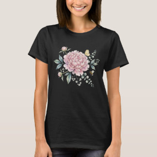 T-shirt Amis du jardin de pivoines