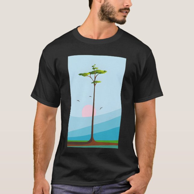 T-shirt Amis du lever du soleil (Devant)