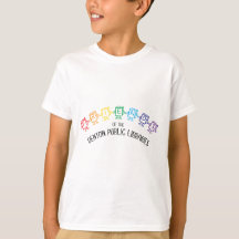 Amis du logo pour enfants des bibliothèques publiq